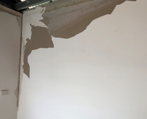 Damaged Plasterboard