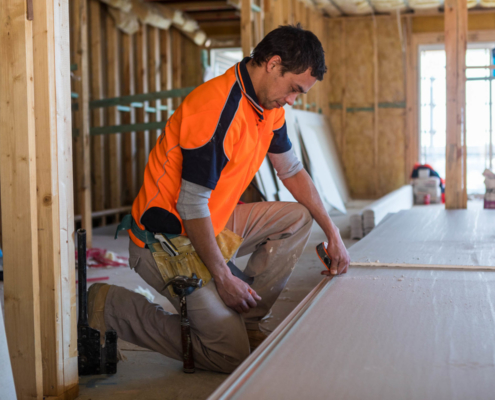 Cutting Plasterboard for Walls